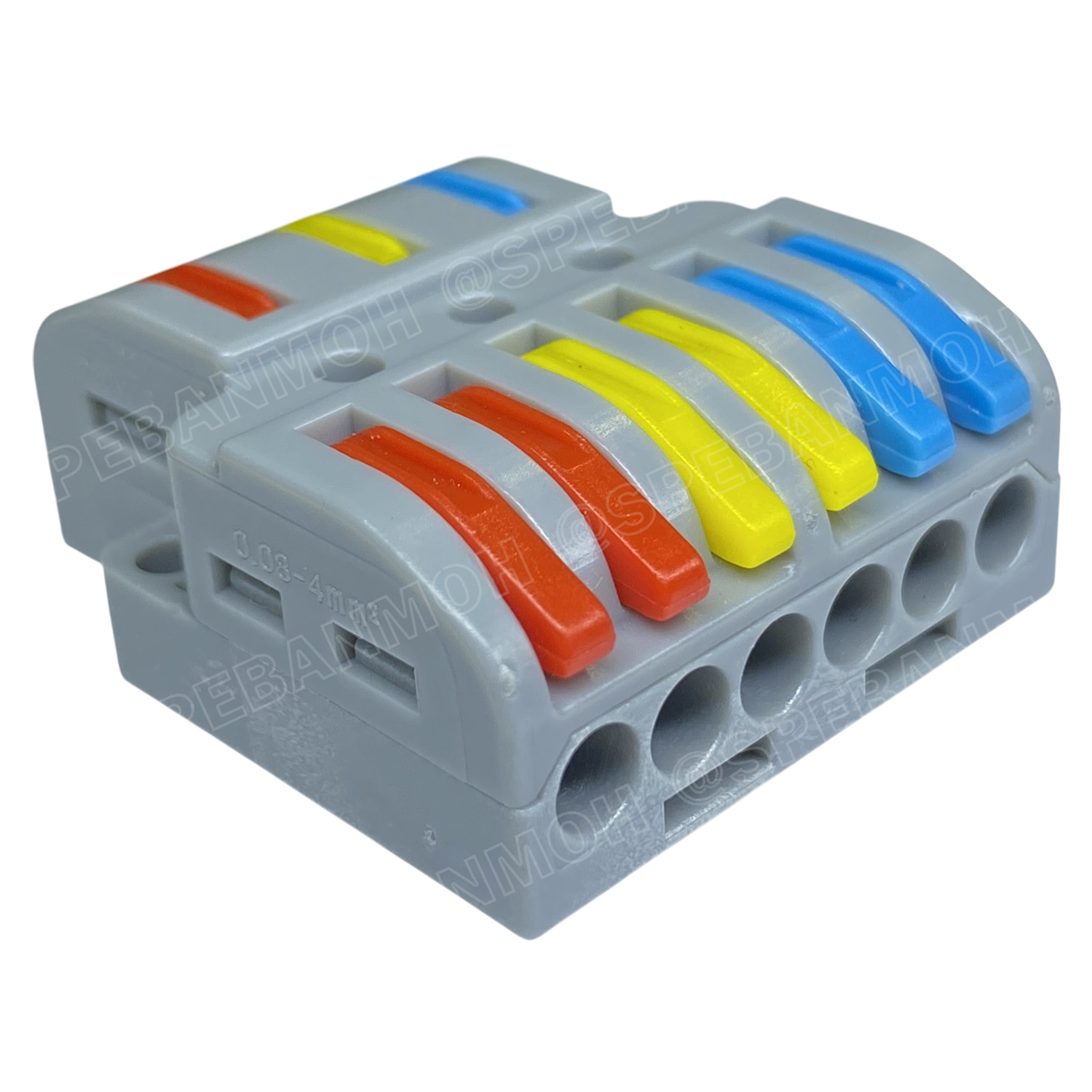 [ 1 ชิ้น ] LT-633 ตัวแยกสาย 2 ช่อง 3ชุด เข้า 3 ออก 6 32A 450V เทอร์มินอลต่อสายไฟ Terminal LT Series ตัวแยกสายแบบถอดได้ Wire connector terminal ขั้วต่อสายไฟ เทอร์มินอลเชื่อมต่อสายไฟ LT ตัวแยกสายแบบหนีบ Cable splitter เต๋าต่อสายไฟ