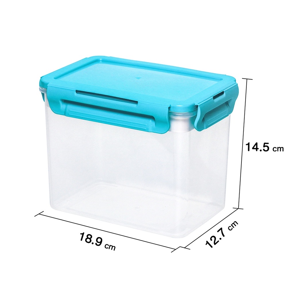 Nanny ที่เก็บนมผง กล่องเก็บนมผง กล่องเก็บนมผงสูญญากาศ พร้อมช้อนตัก ขนาด 2100 มล. มี BPA Free