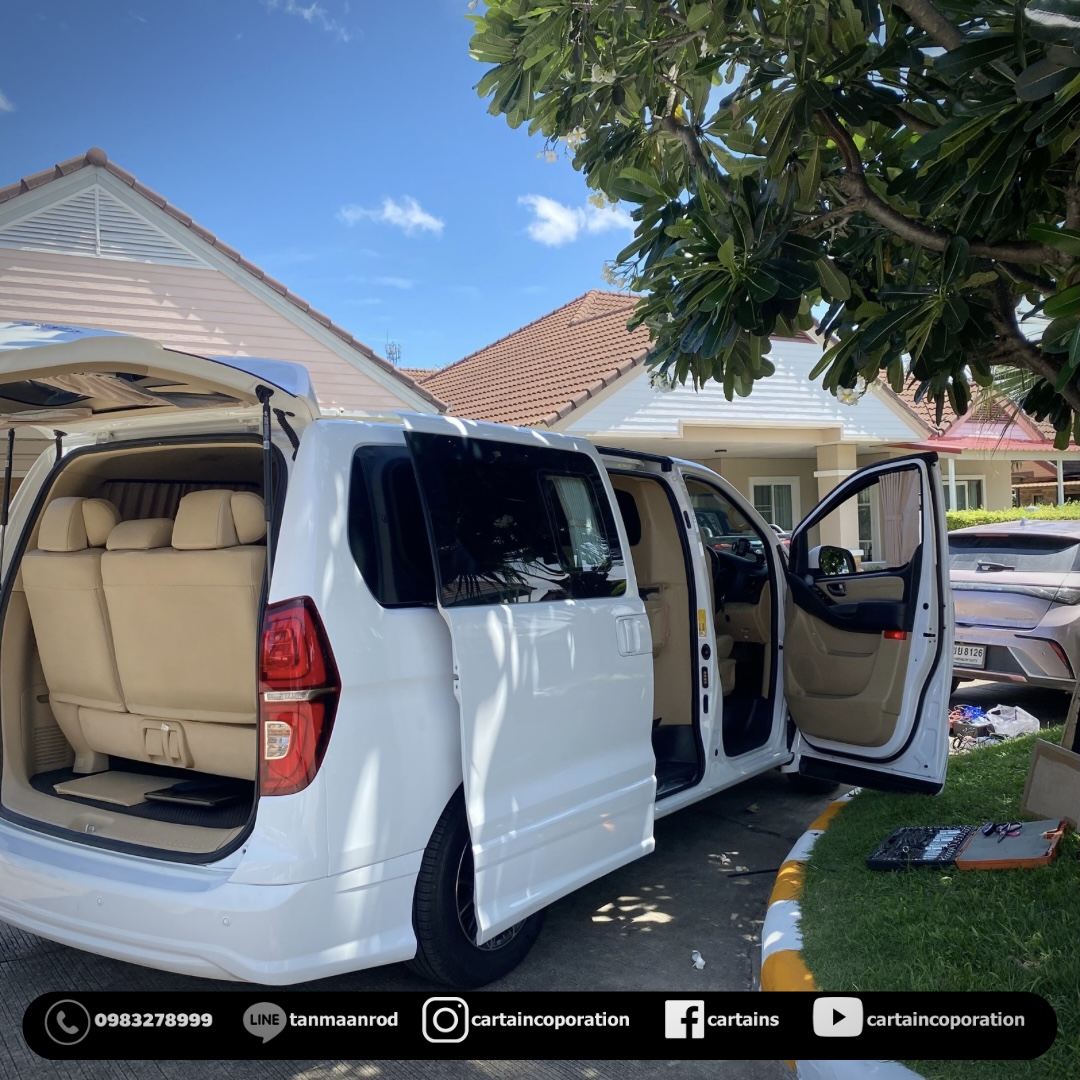 เปลี่ยนทีวี ติดตั้ง Ai box และเครื่องเล่น Hyundai starex พร้อมบริการนอกสถานที่ จ. ชลบุรี