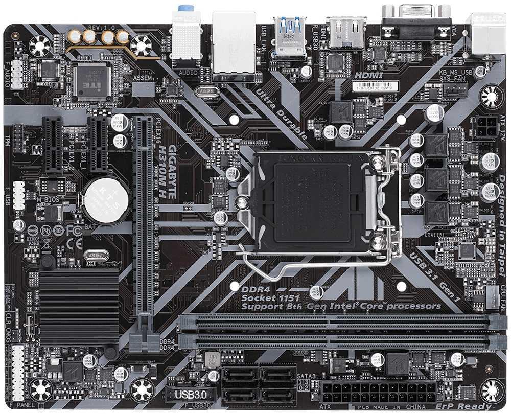 Motherboard GIGABYTE GA-H310M-H รับประกัน 3 ปี