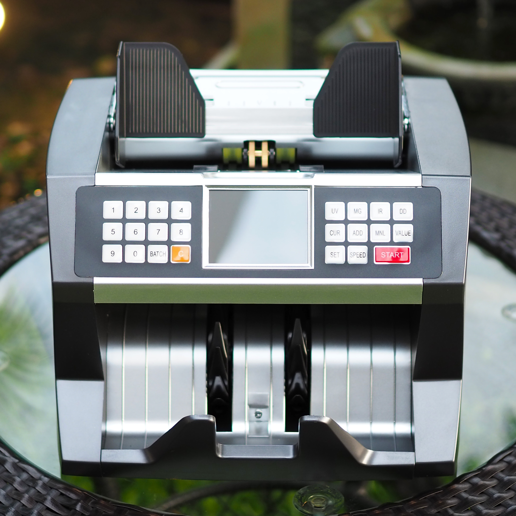 เครื่องนับธนบัตร เครื่องนับเงิน เครื่องนับแบงค์ ตรวจธนบัตรปลอม PHET WT-170T รับประกัน 1 ปี มีใบกำกับภาษี