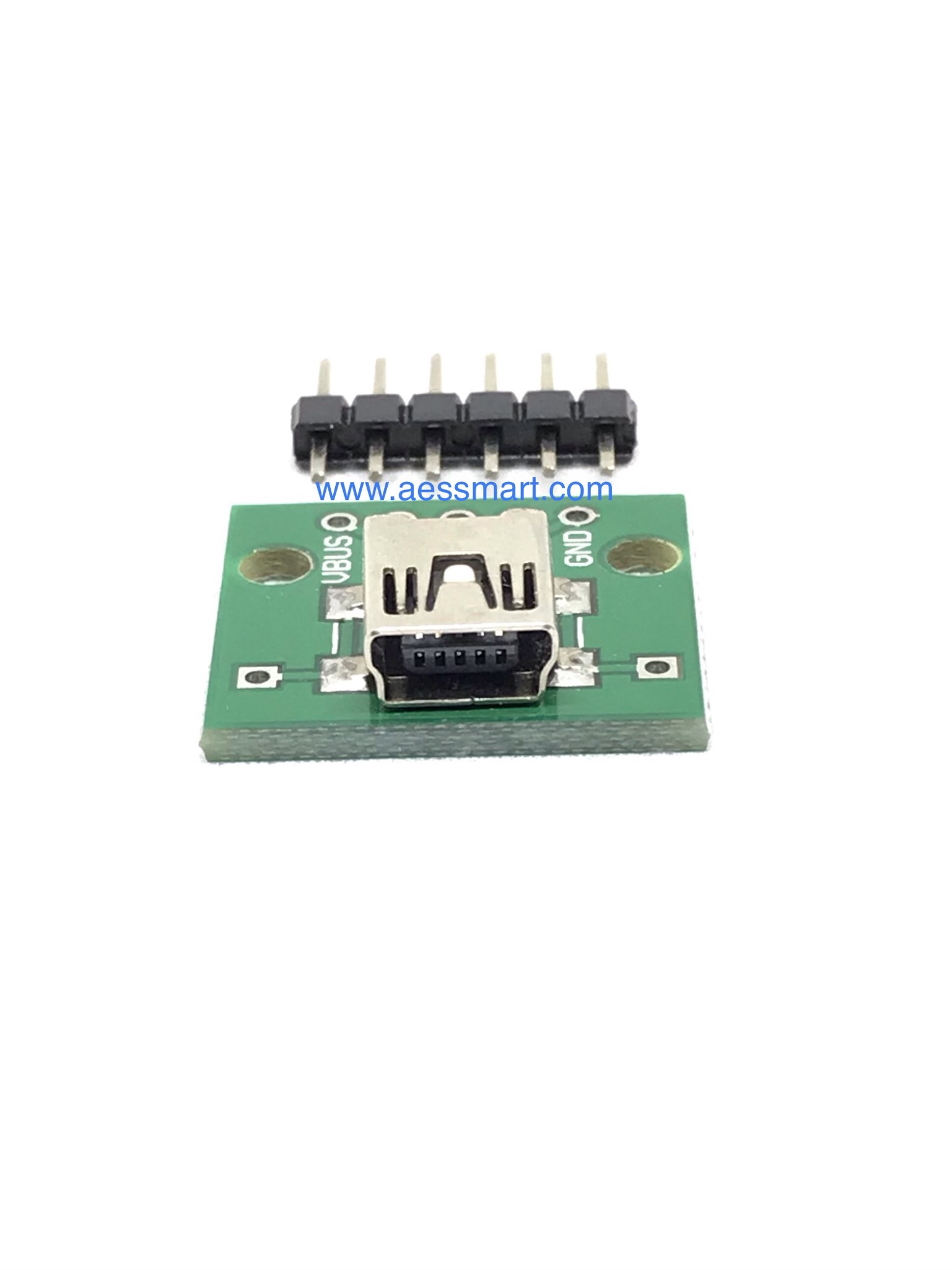 Mini USB breakout บอร์ดแยกขั้วหัว Mini USB