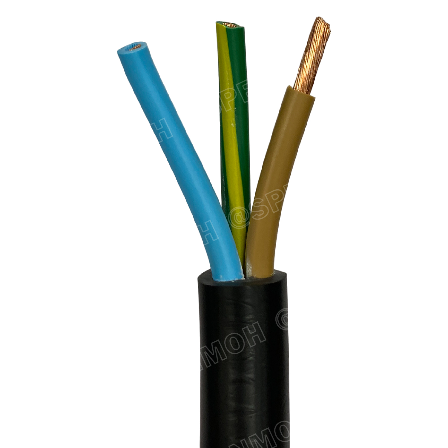 [ 100 เมตร ] VCT-G 2X6.0/6.0 สายคอนโทรลและสายอ่อน 3Gx6.0 mm2 Flexible annealed copper 2 คอร์ + กราวด์ x 6.0 sq.mm VCT 2C+GRD VCT 3คอร์ VCT 3C X 6.0 สายVCT สายไฟเมน สายไฟบ้าน สายปลั๊ก VCT AC Power Cable สายพาวเวอร์ สายดำ VCT Cable สายไฟ วีซีที กราวด์ สายอ่