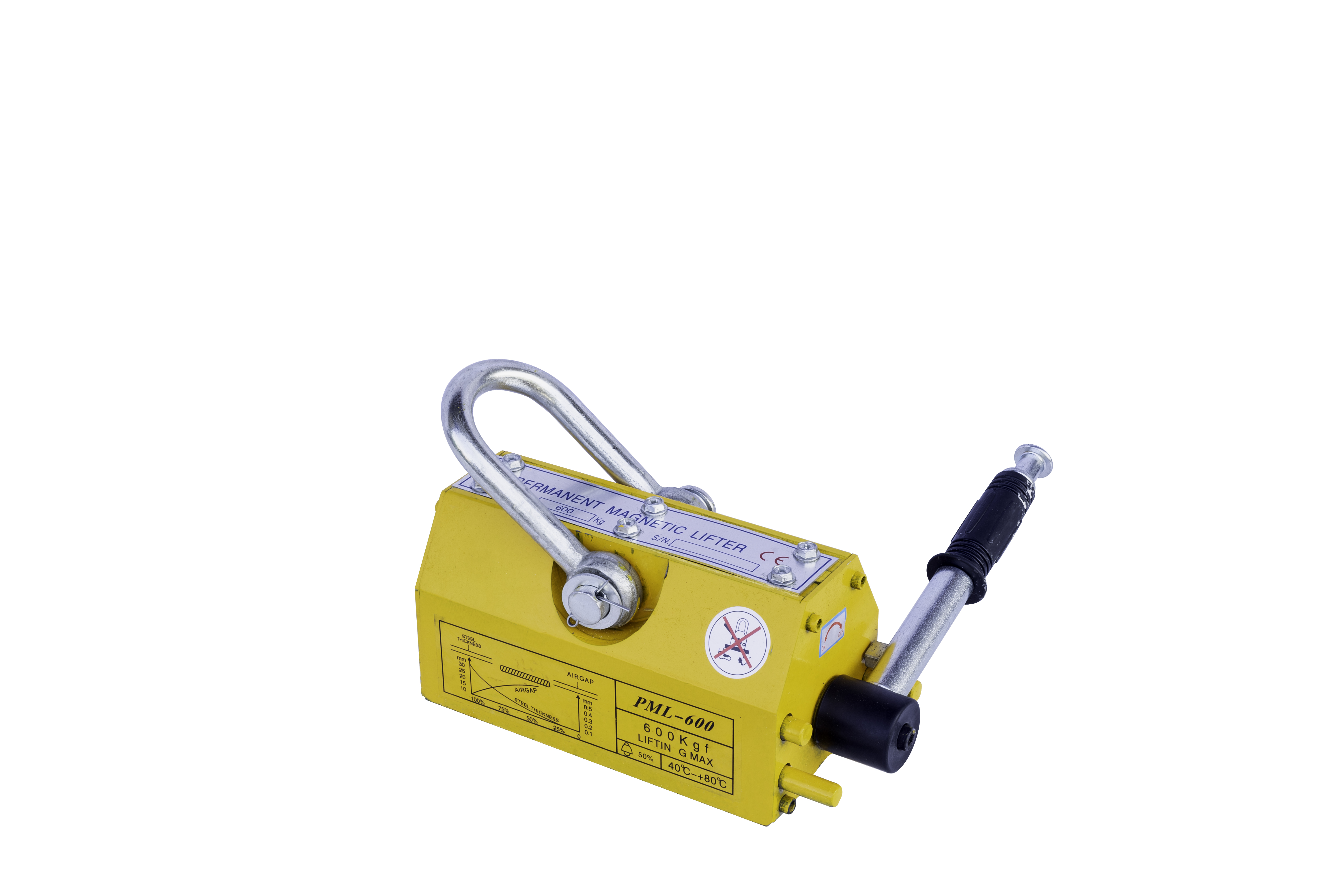 แม่เหล็กถาวร ขนาด400kg,สำหรับยกงานเหล็ก(Magnetic lifter)