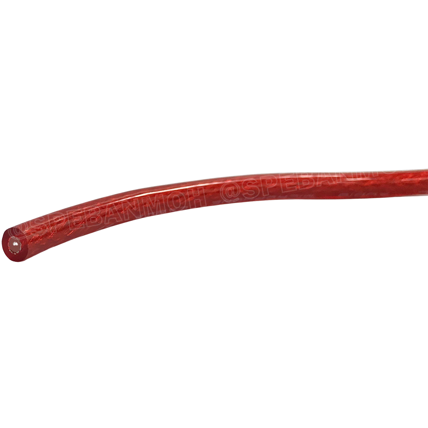 [ 50เมตร/ม้วน ] SF-MIC สีแดงใส Clay Red สายไมโครโฟน Mono SSF รุ่นทองแดงผสม 6mm Microphone Cable สายไมค์โครโฟน รุ่นประหยัด ราคาถูก สายไมค์ โมโน Audio Cable For Microphone สายสัญญาณ Copper Clad Aluminum Magnesium Wire OD : 6mm สายไมค์โมโน SSF CCAM Made