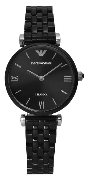 ARMANI Emporio Armani AR1487 32mm Women's Retro Black Ceramic Analog Quartz  Watch with Silver Dial AR1487 - ศูนย์รวมนาฬิกา Brandnameแท้  ลดราคาถูกที่สุดในไทย พร้อมส่งไม่ต้องพรีออเดอร์ Marc Jacobs, Burberry,  Armani, Michael Kors ของแท้ ลด ราคา ถูกกว่า 