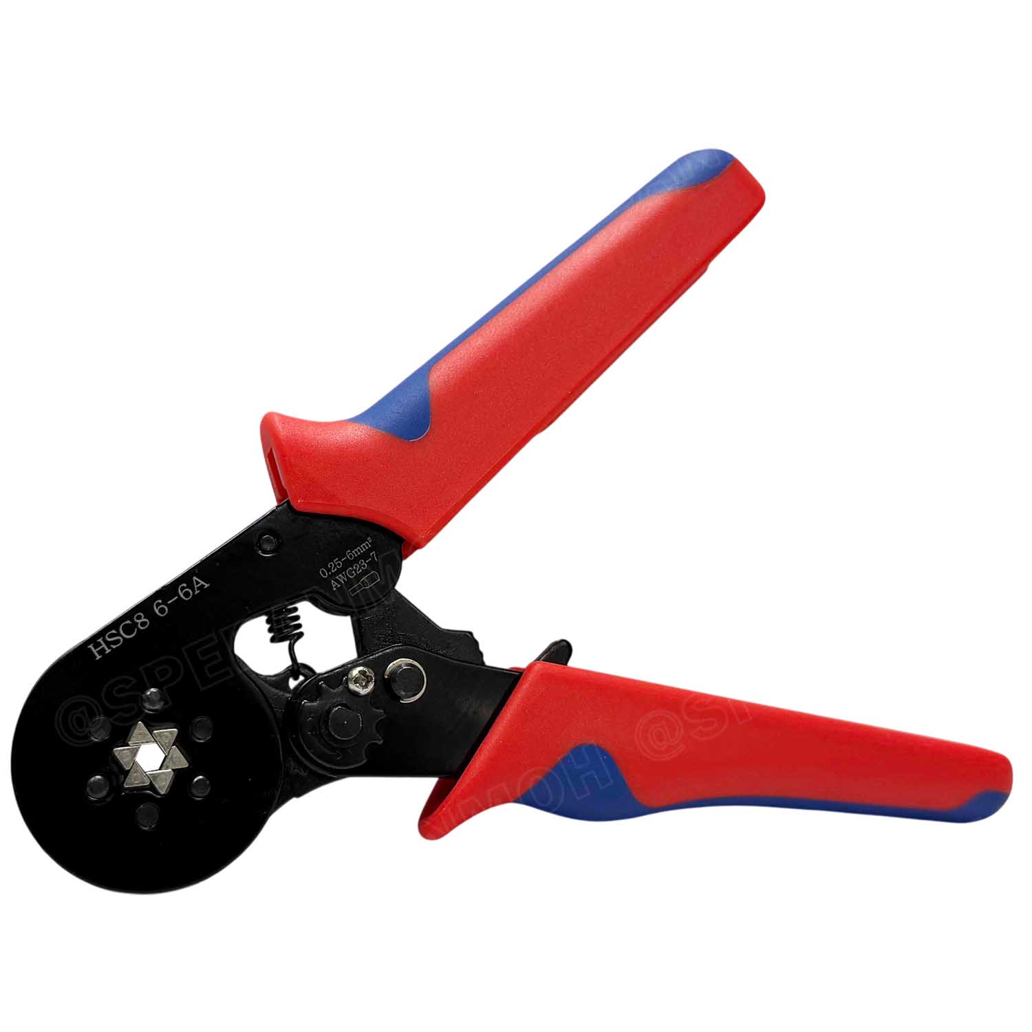 [ 1 ชิ้น ] HSC8-6-6 รุ่นประหยัด คีมย้ำหางปลา คอร์ดเอ็น หางปลาเข็ม 0.25-10 mm² Crimping Terminal For Coed End คีมย้ำสลิปเข้าปลายสาย ย้ำสายไฟ Wire ferrules End sleeves 23-7AWG คีมอเนกประสงค์ ด้ามจับ แบบ 6 เหลี่ยม CRIMPING TOOLS 0.5 1.5 2.5 4.0 6.0 10.0 m