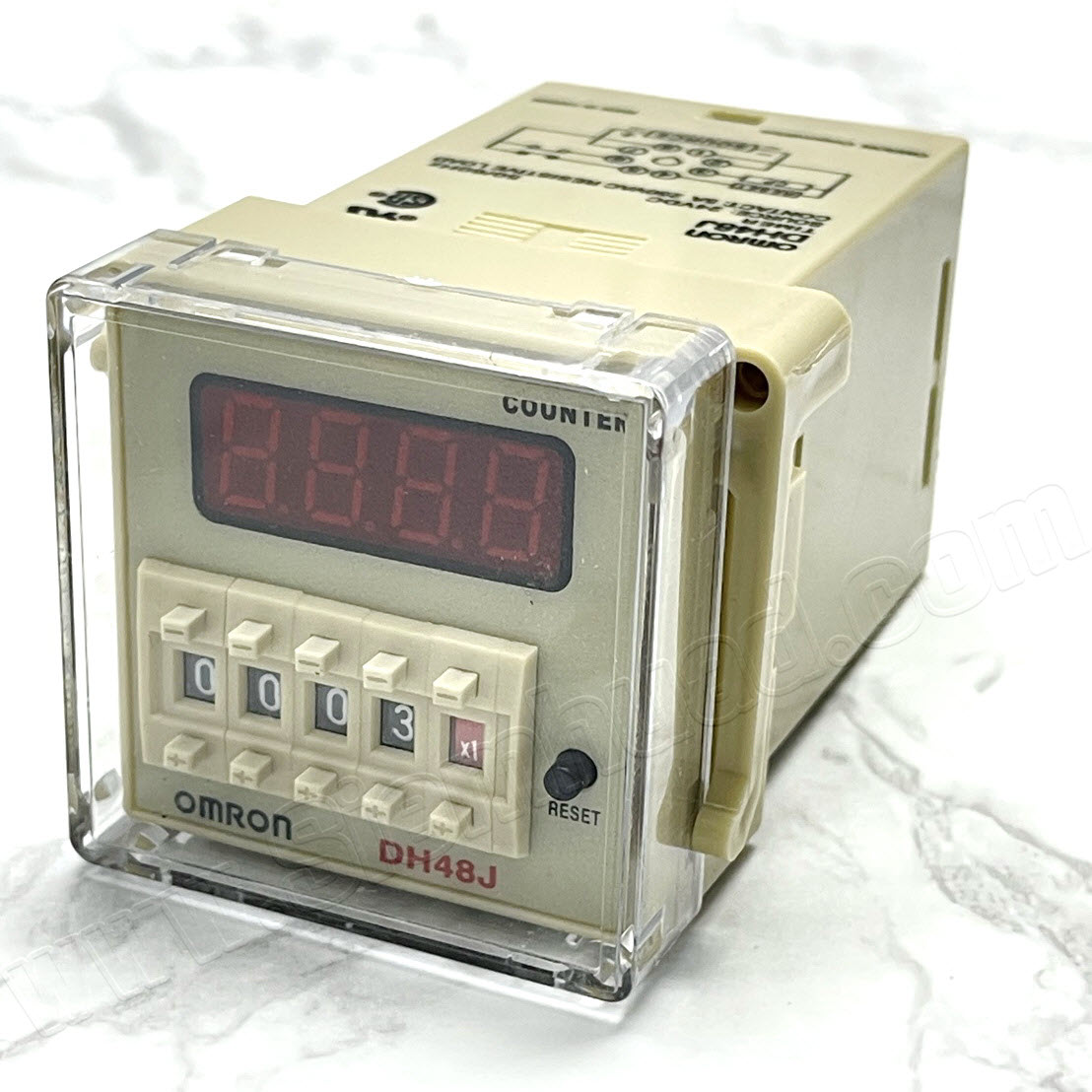 เคาน์เตอร์ตัวตั้งเวลานับถอยหลังให้มอเตอร์ทำงาน Digital Counter Relay (OMRON) DH48J, DH48J-A, DH48J-8