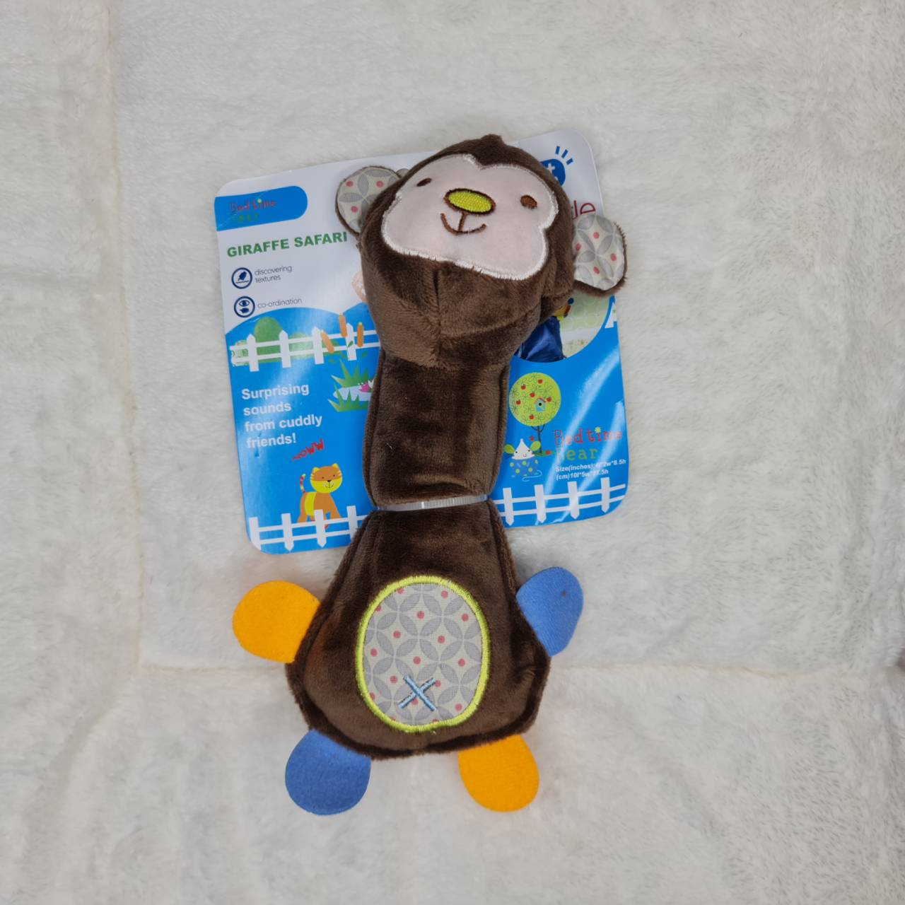 ตุ๊กตายาว ลายลิง ของเล่นสุนัข ของเล่นสัตว์เลี้ยง มีเสียง (ราคารวมส่ง)