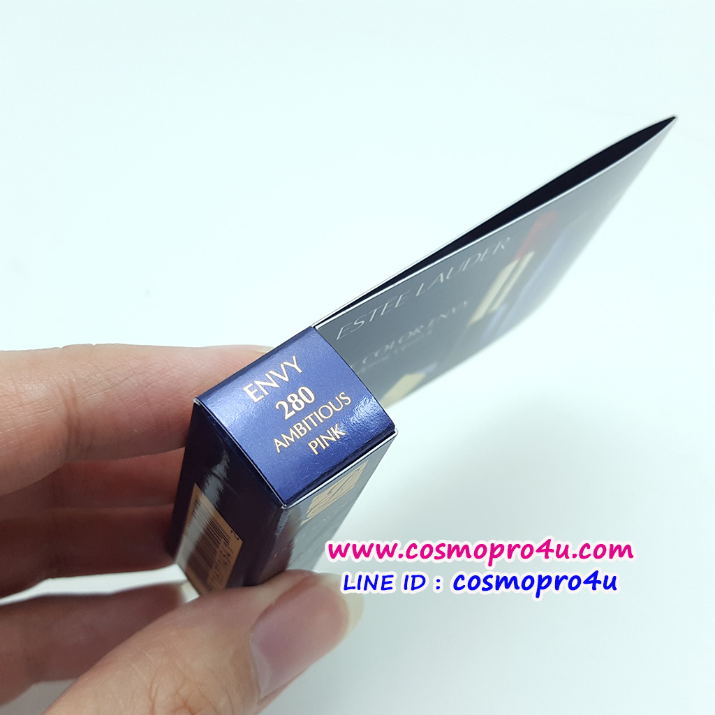 ลิป Estee Pure Color Envy #280 Ambitious Pink Sculpting Lipstick 1.2g ลิปเอสเต้เพียวคัลเลอร์เอ็นวี่ เบอร์280 แอมบิเชียส พิ้งค์