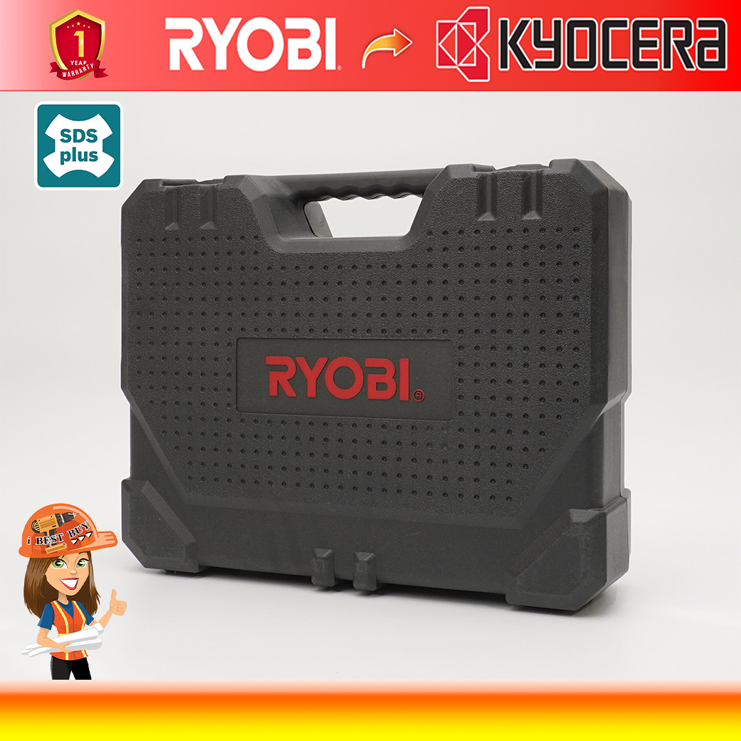 RYOBI ED2600 สว่านโรตารี่ SDS-PLUS 26มิล 3 ระบบ หัวจับ 13 มิล กำลัง 800วัตต์ (เจาะปูน/เหล็ก/ไม้)