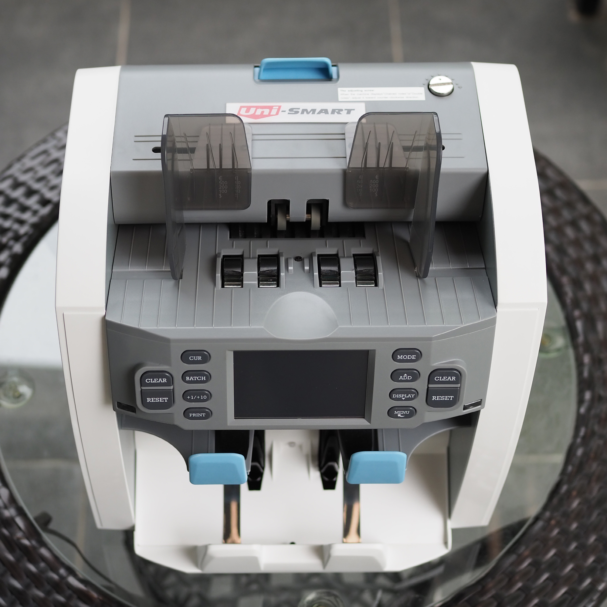 Uni-SMART เครื่องนับธนบัตร เครื่องนับเงิน เครื่องนับแบงค์ ตรวจธนบัตรปลอม US-9510