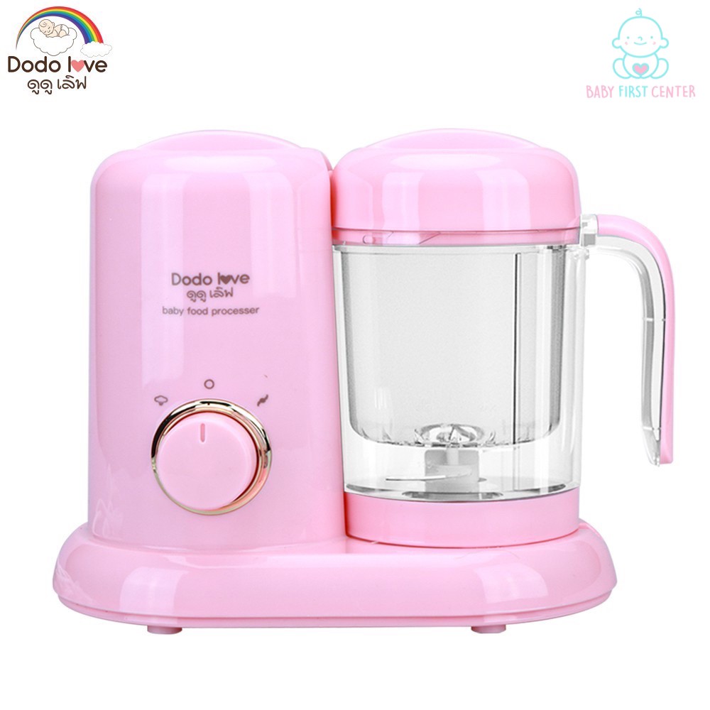 DODOLOVE เครื่องบดอาหารเด็ก เครื่องปั่นพร้อมนึ่ง เครื่องนึ่งปั่นอาหาร เครื่องปั่นและบดอาหาร สำหรับเด็ก