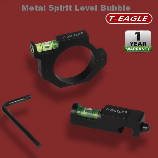 T-EAGLE ระดับน้ำติดกล้อง Metal Spirit Level Bubble 25.4MM mount Sight