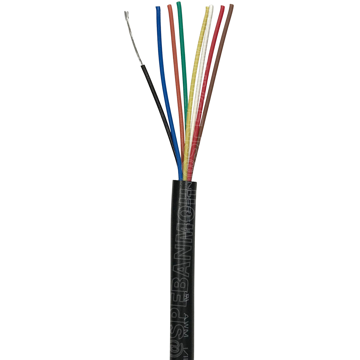 [ 2 เมตร ] TW-2464-28AWG-8C 8C 28AWG UL2464 300V 80°C สายมัลติคอร์ Multicore Cable สายคอมพิวเตอร์ UL 2464 AWM 2464 20AWG VW-1 80°C 300V E150612 THAI WONDERFUL 28AWG -F-(LF) AWM I/II A FT1 80°C 300V สาย DC สายไฟ ดำแดง สายมัลติคอร์