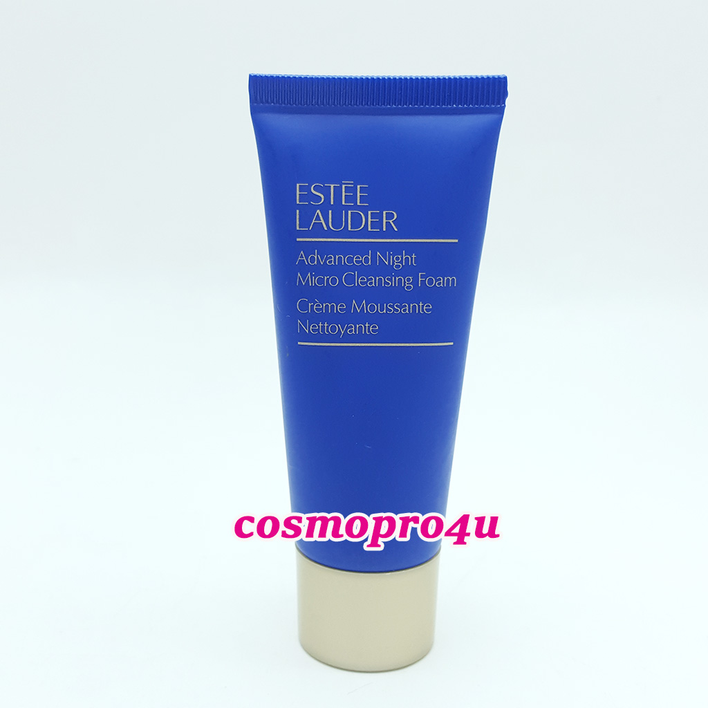 (ล้างหน้า) เอสเต้ ESTEE Advanced Night Micro Cleansing Foam 30ml เอสเต้เคล็นซิ่งโฟม หลอดน้ำเงิน เช็ดล้างเครืองสำอางออกได้