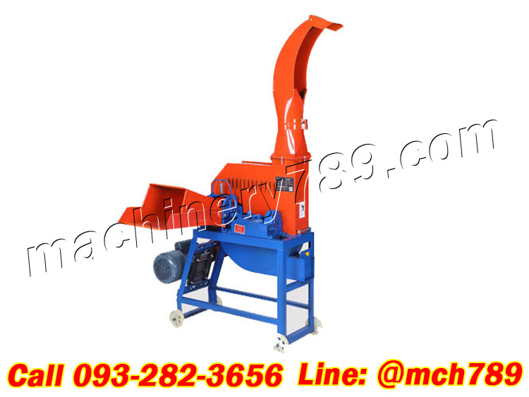 เครื่องสับหญ้าอเนกประสงค์ กำลังผลิต1.5-3.5 ตัน/ชม. เครื่องสับหญ้าเนเปียร์ เครื่องย่อยทางมะพร้าว เครื่องสับย่อยอเนกประสงค์ เครื่องสับต้นข้าวโพด เครื่องสับต้นอ้อย Mini Feed Grain Straw Grinder Mill / Grass Grinding Machine