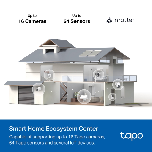 TP-Link Tapo H500 All-in-One Security Solution Smart HomeBase ประกัน 2 ปี