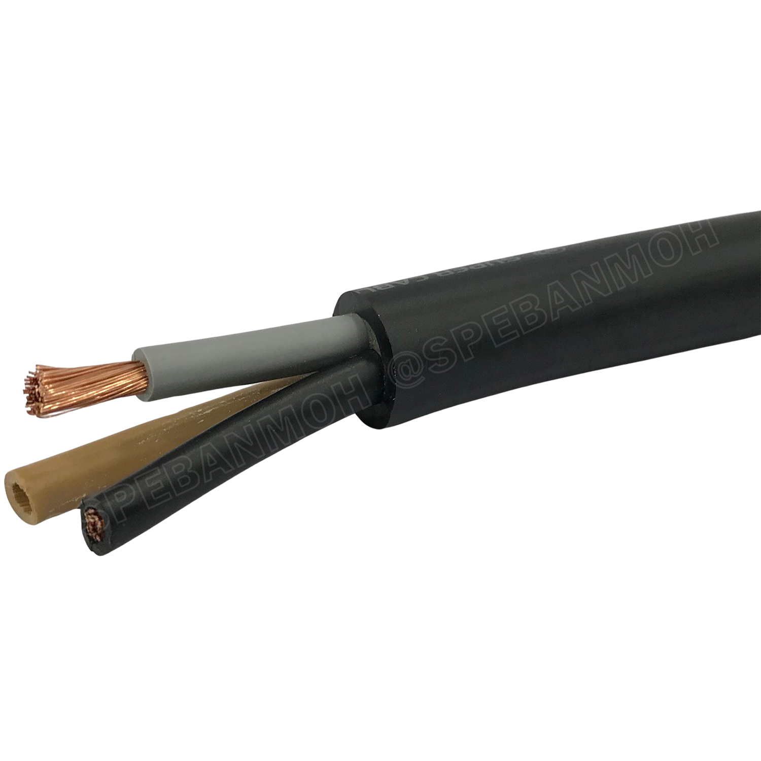 [ 100 เมตร ] VCT 3X10.0 สายคอนโทรลเมน สายอ่อน 3Cx10 mm2 Flexible annealed copper สายไฟเดินเมน 3คอร์ 10 sq.mm VCT 3C VCT 3คอร์ 10มิล สายไฟบ้าน VCT 3C X 10.0 สายVCT สายไฟเมน สายไฟบ้าน สายปลั๊ก VCT AC Power Cable สายพาวเวอร์ สายดำ VCT Cable สายไฟ วีซีที