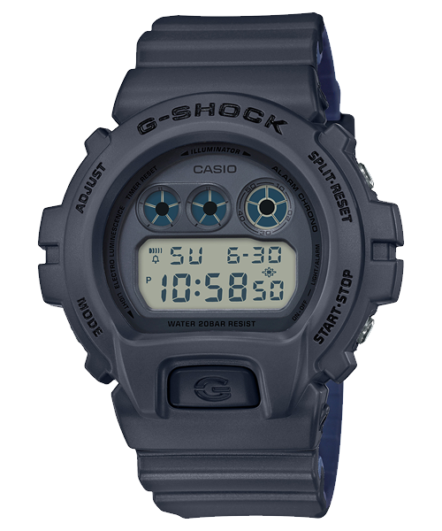 CASIO G-SHOCK รุ่น DW-6900LU-8DR สีเทา กรมท่า สินค้าของเเท้ รับประกันศูนย์ CMG