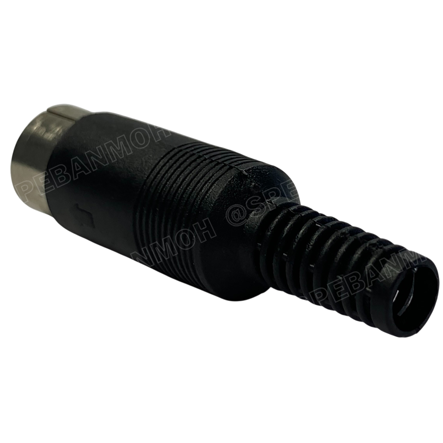 [ 1 ชิ้น ] DIN-PW-8P ปลั๊ก DIN ผู้ต่อสาย 8ขา แจ็คตัวผู้ สีดำ DIN connector 8Pin ซ็อกเก็ต ปลั๊กแจ็คเชื่อมต่อ ปลั๊กดิน Din Plug 8Pin แจ็คเยอรมัน ปลั๊กไมค์ประชุม MIDI Power Source Plug Audio AV Connector อะแดปเตอร์