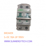 Beaker แบบ MCB_S-DC ขนาด 32A 550V 2P