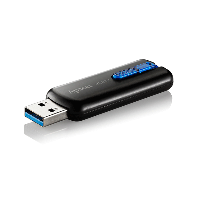 Apacer 16GB AH354 รองรับ USB 3.1 Gen 1 และ USB 2.0 สีดำ รับประกัน ศูนย์ไทย 5 ปี
