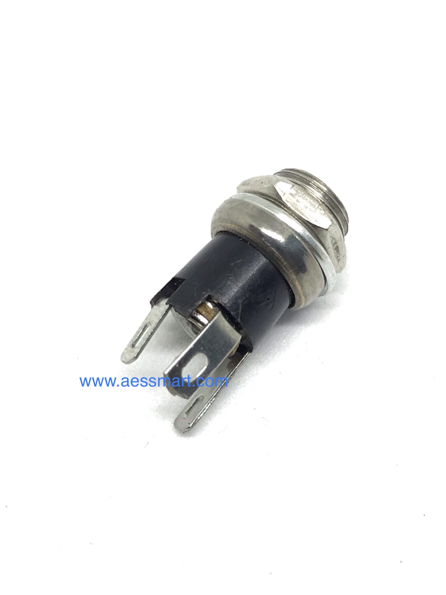 DC POWER JACK ติดแท่น 2.5mm,3 Pins ตัวเหล็ก