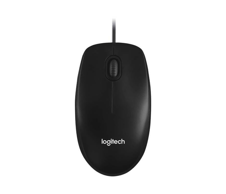 USB Optical Mouse LOGITECH (M100R) Black ประกันศูนย์ไทย 3 ปี