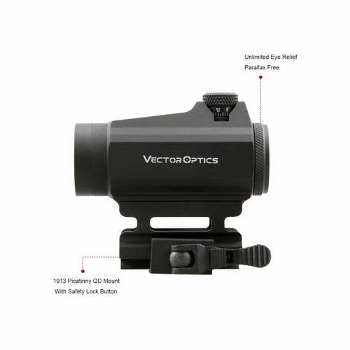 VECTOR OPTIC เรทดอท Red Dot Maverick 1x22 GenII Red Dot Sight ทนรีคอยล์ถึง ลูกซอง รับประกัน 5 ปี