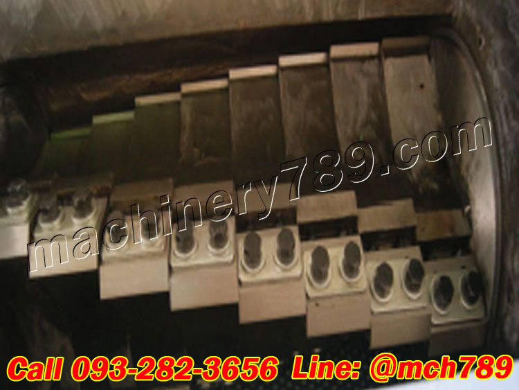 เครื่องย่อยพลาสติกประเภทพลาสติกทั่วไป ความหนาไม่เกิน 10 มม. (ชนิด Flake Knife)