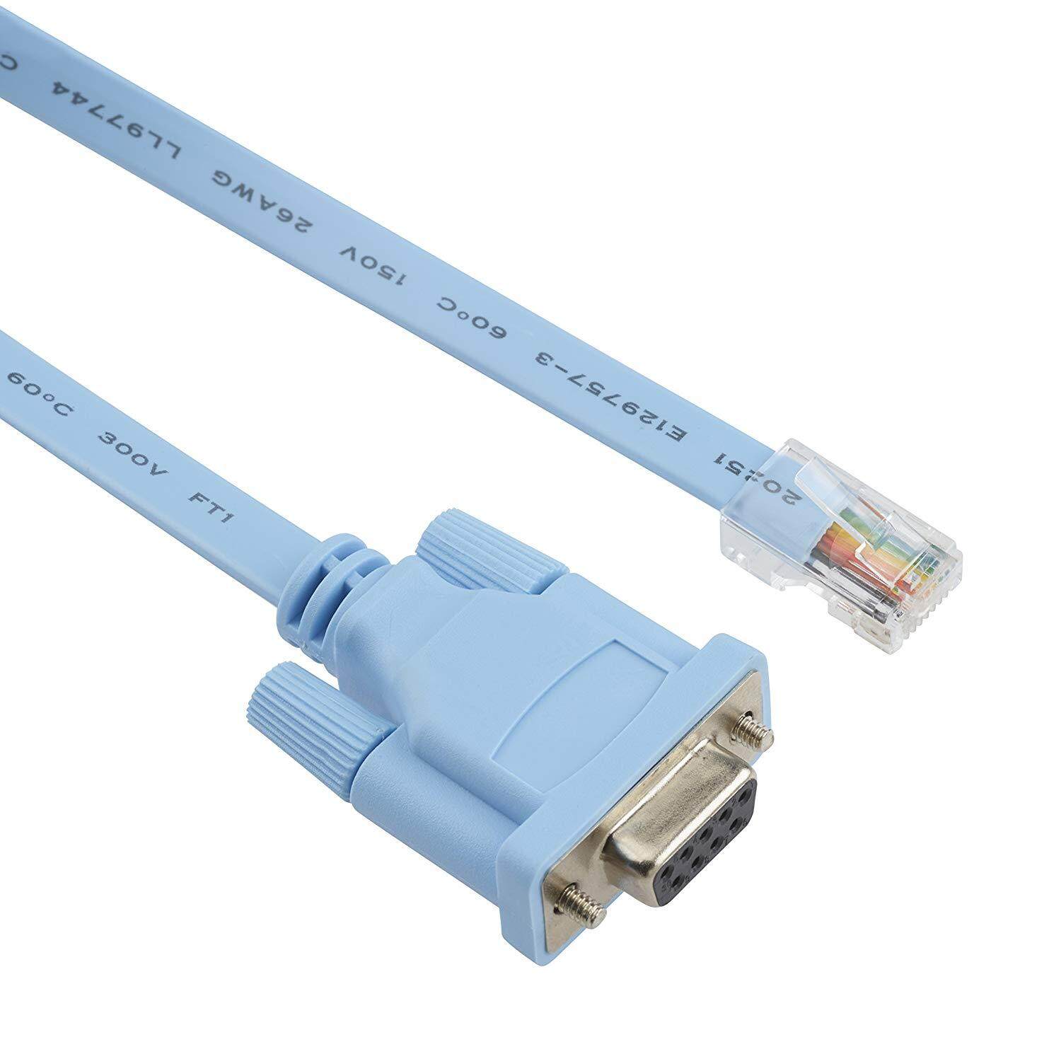 สายแปลง RS232 Female to RJ45 (มี 15 เส้น เลือกกดสั่งซื้อตามภาพ)