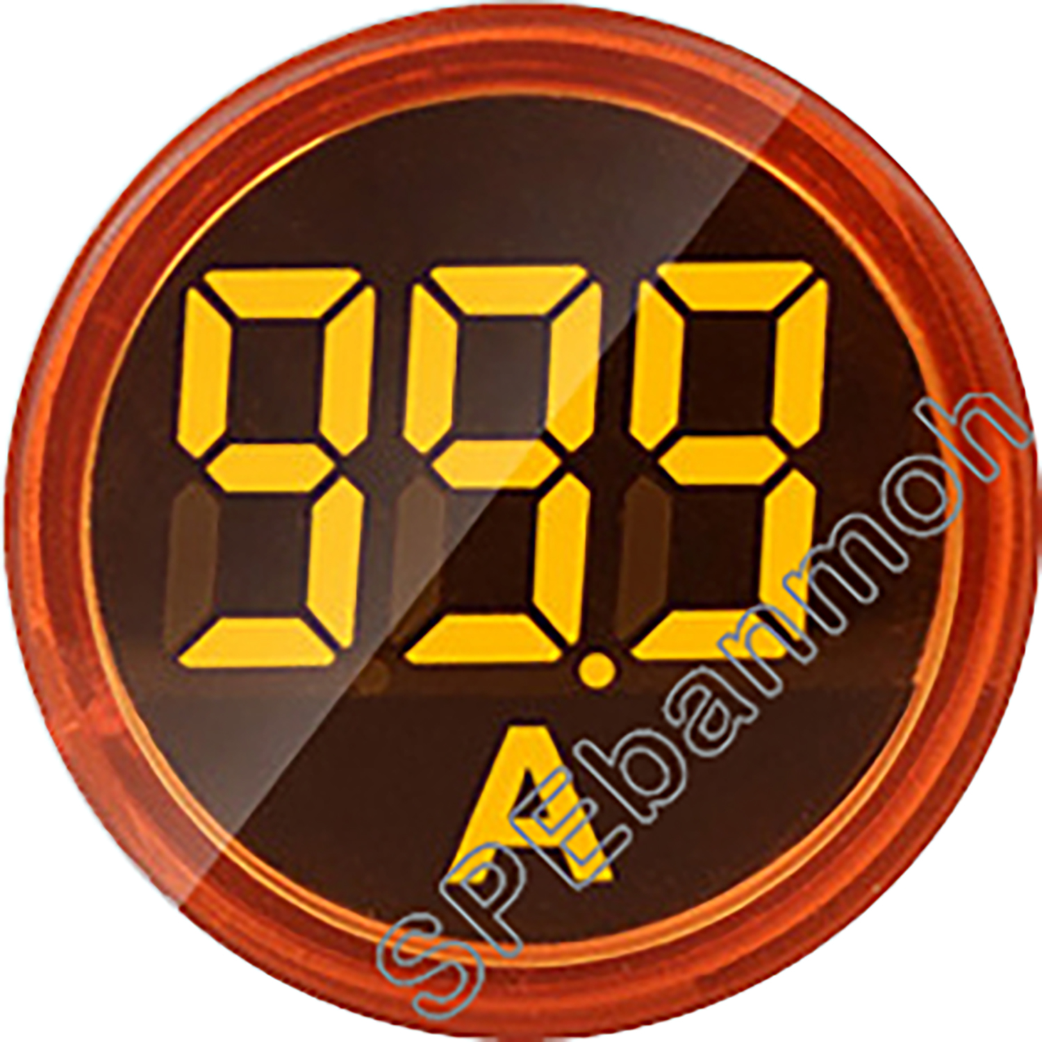 [ 1ชิ้น ] AD16-22DSA สีเหลือง Yellow ไพล็อตแลมป์ วัดกระเเส หลอดไฟ วัด กระเเส Amp แอมป์ มิเตอร์ หลอดวัด A หลอดวัด A หลอดวัดกระเเสไฟฟ้า AC 0-100A หลอดไฟวัดแอม A 22มม วัดแอม Mini Amp Meter 22mm Lamp Meter หลอดดิจิตอล แสดงผล LED แอมมิเตอร์ วัดกระเเสไฟฟ้า AC 0