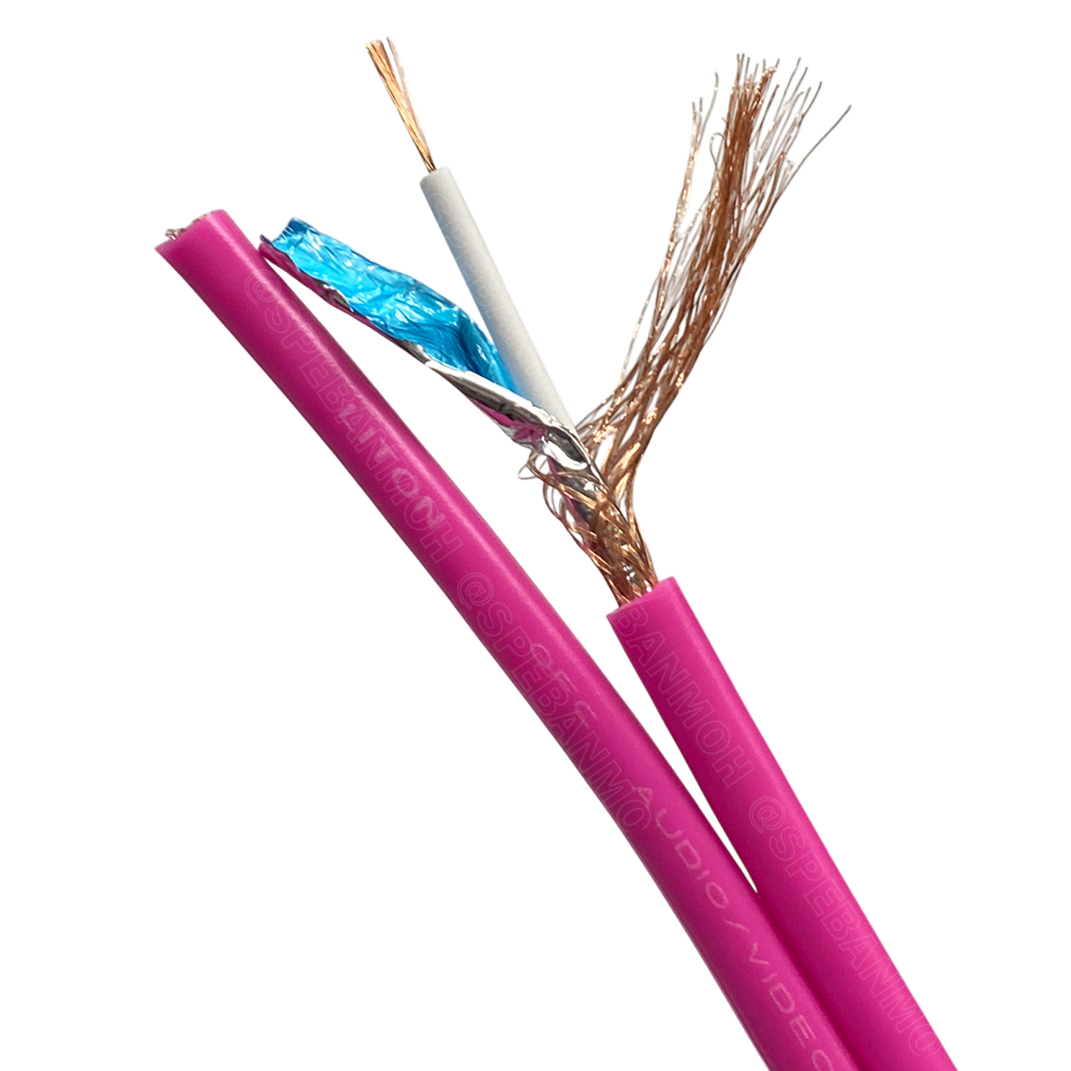 [ 1 เมตร ] LITON-MN-002 สีชมพู Pink สายสัญญาณโมโนคู่ 6mm Twins Mono Cable LITON Mono Cable สายสัญญาณ Liton Mono สายสัญญาณ โมโน สายสัญญาณเครื่องเสียง สายสัญญาณ เครื่องเสียง สายสัญญาณคู่ สายโมโนคู่ สายสัญญาณาโมโน Mono Cable