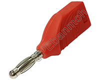 [ 2ชิ้น ] ปลั๊กกล้วย/บานานา BNN-002 (Banana plug) TAIWAN สีเแดง / RED