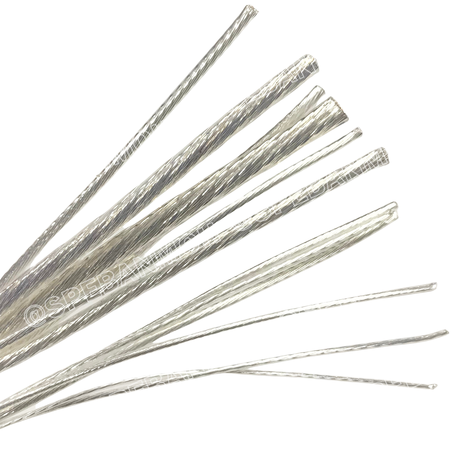 [ 1 เมตร ] FF 2.5 mm² สายสัญญาณเงินเดี่ยว Silver Cable ลวดเงิน ทองแดงแท้เคลือบเงิน สำหรับงานเครื่องเสียงรถยนต์ เครื่องเสียงบ้าน Copper Silver Plate ลวดทองแดงเคลือบเงิน สายสัญญาณเงิน Silver Cable Audio