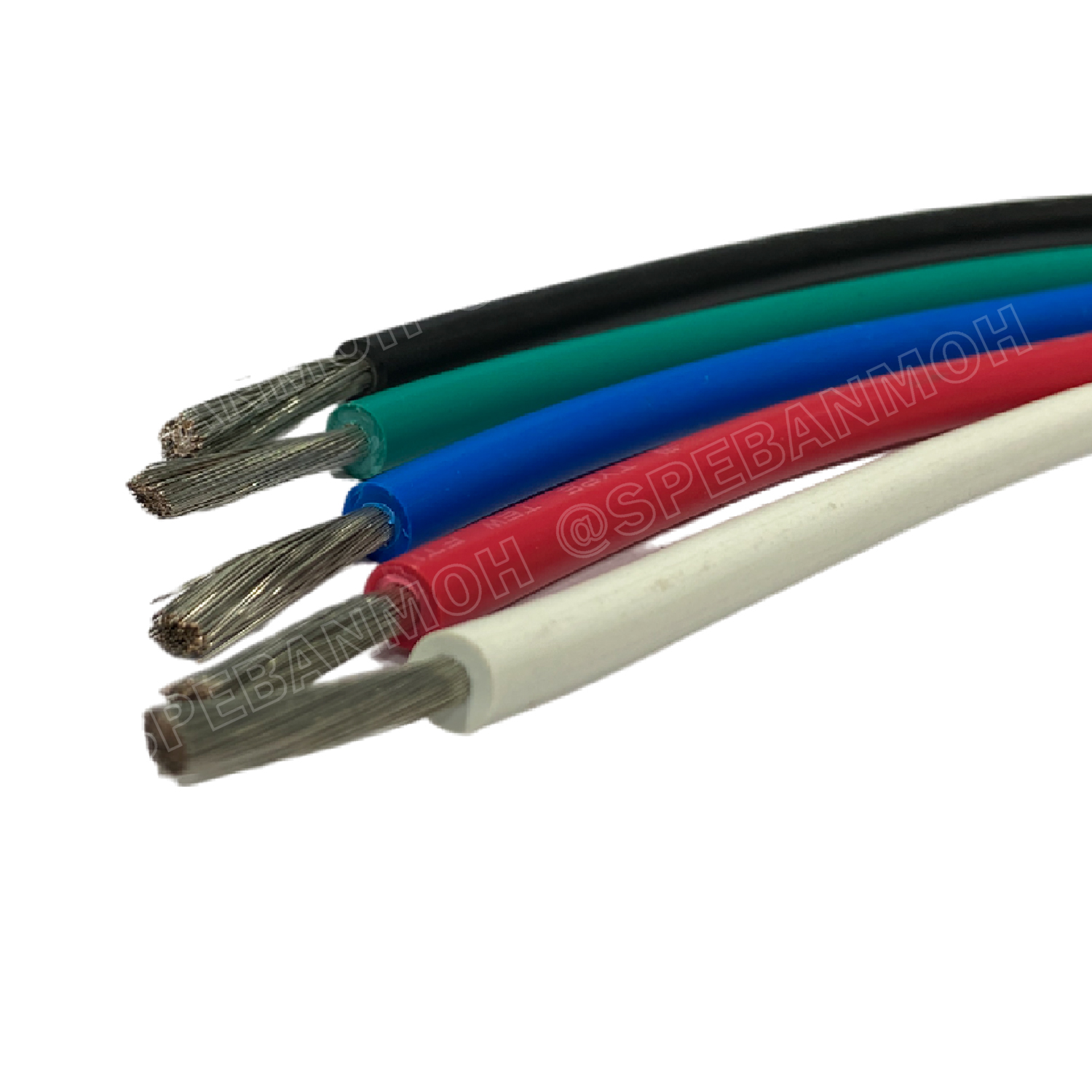 [ 1 เมตร ] HK-08-1015 สายไฟเดี่ยว 8 AWG UL 1015 105°C 600V 8AWG ( 8.35 mm2 ) สายไวริ่ง Hook Up Wire สายไฟเดี่ยว ไส้เงิน ชุบนิกเกิล Nickel Plate UL1015 E157734 AWM 1015 VW-1 105° 600V AWG 8 H.W.G. IA FT1 Lead Free สายวายริ่งวงจร