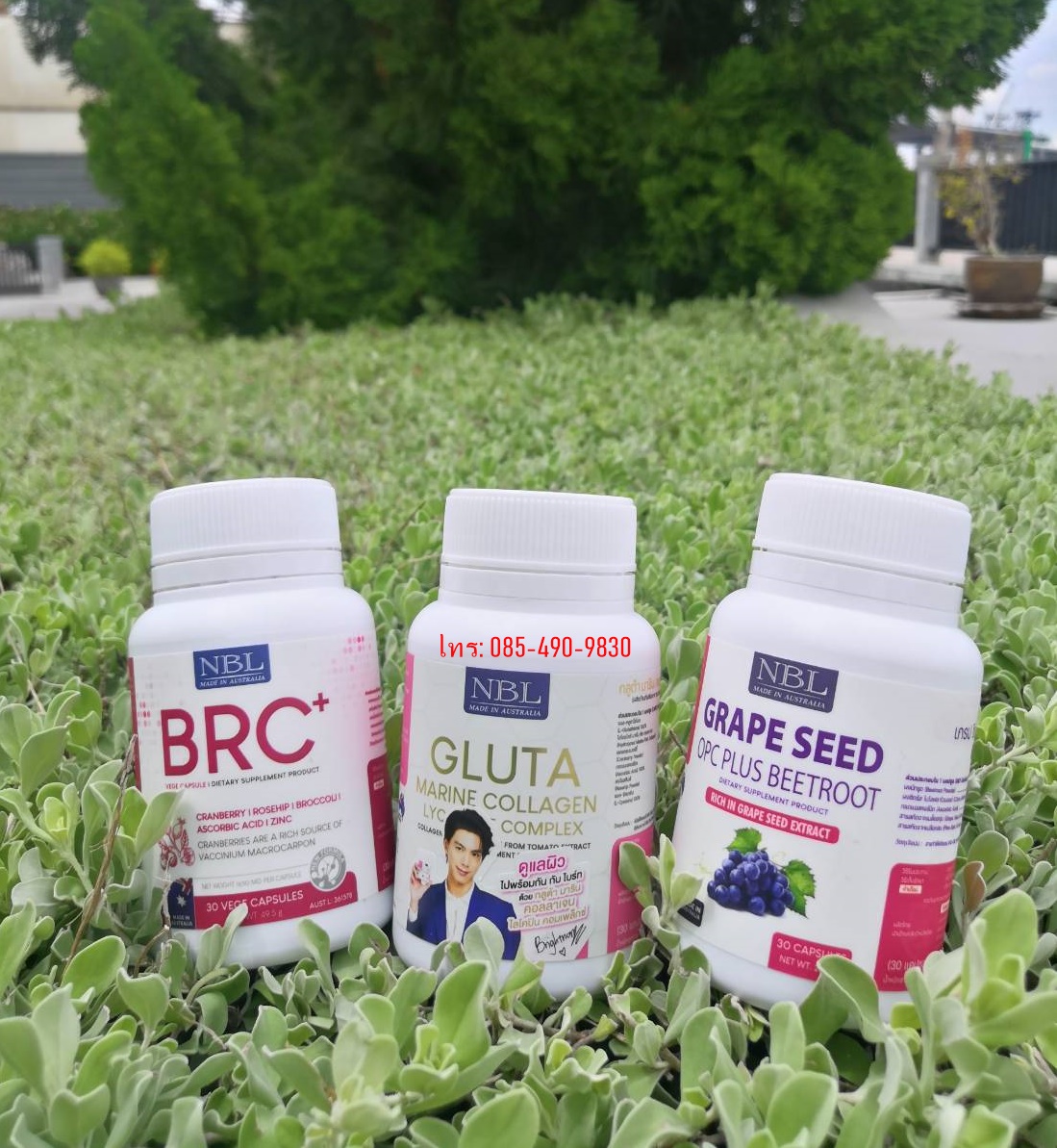 BRC +GRAPESEED+GLUTA LYCOPENE ผิวใส แข็งแรงไม่คล้ำเสียง่าย ทนแดด ขนาด 30 เม็ด