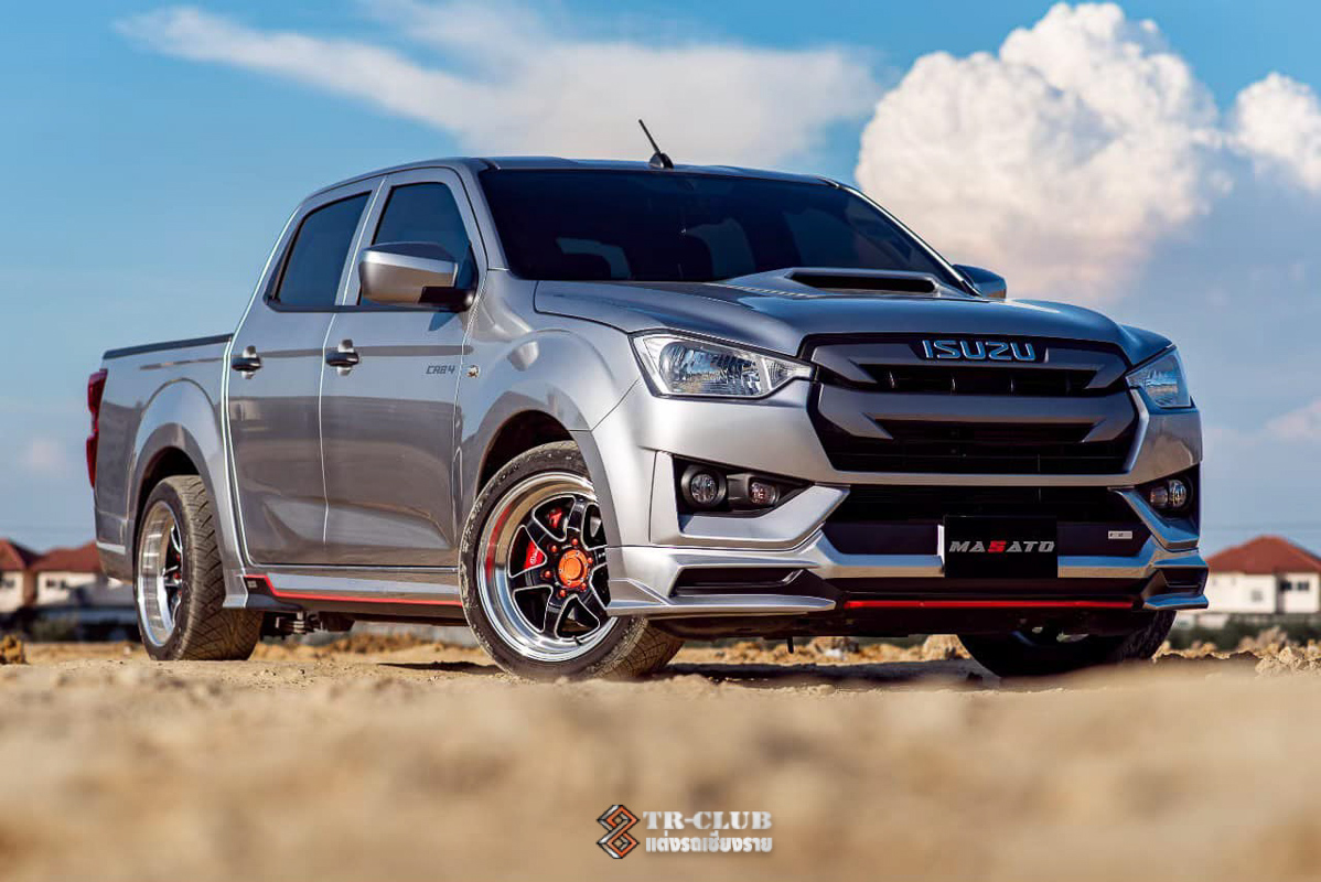 ชุดแต่งสเกิร์ตรอบคัน MASATO สำหรับ ALL NEW D-MAX 2020 (ตัวเตี้ย)