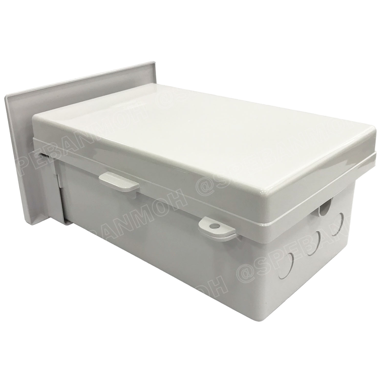 [ 1ชิ้น ] NANO-101W Nano ตู้กันฝนพลาสติก กันน้ำ ขนาด 209.5 x 318 x 151 mm ตู้คอนโทรลกันน้ำ Electrical control Box ตู้ไฟสวิทช์บอร์ด กันละออง ขนาด 8x12.5x6 นิ้ว ตู้กันน้ำพลาสติก Electric Enclosure Water Proof Box NANO-101W