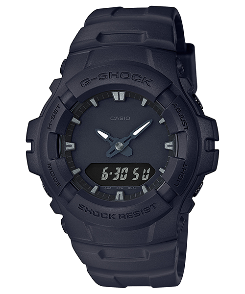 BLACK OUT BASIC CASIO G-SHOCK รุ่น G-100BB-1ADR สีดำ สินค้าของเเท้ รับประกันศูนย์ CMG