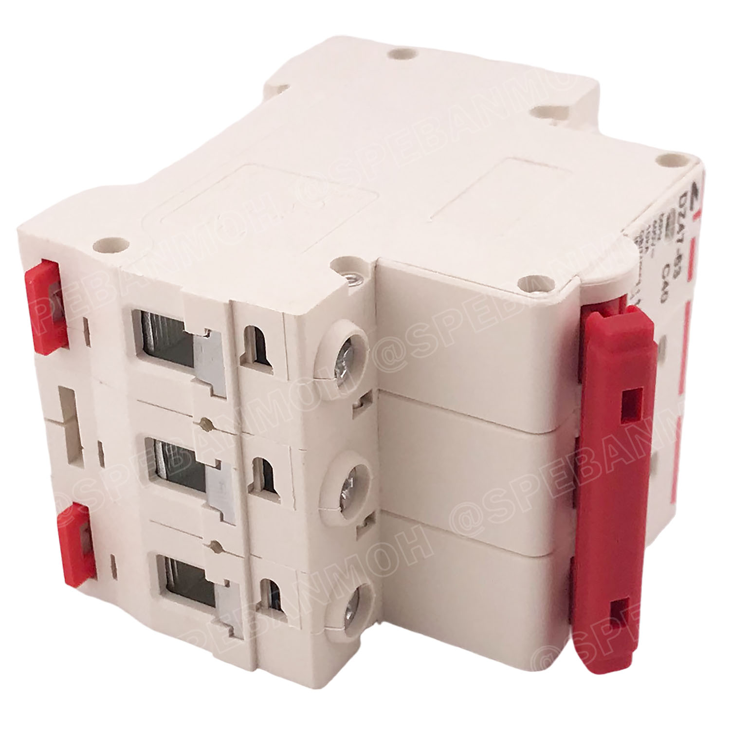 DZ47-63-3P 40A เบรกเกอร์เมน ยึดรางปีกนก 3P 40A AC Circuit Breaker เบรกเกอร์ตัดไฟเกิน 3โพล 40แอมป์ คัดเอาท์ ป้องกันกระแสเกิน Overload ป้องกันการลัดวงจร Short circuit เบรกเกอร์ตัดไฟ เบรกเกอร์ลูกย่อย Ac Circuit Breaker ไฟบ้าน 230V/400V AC มินิเซอกิตเบรก