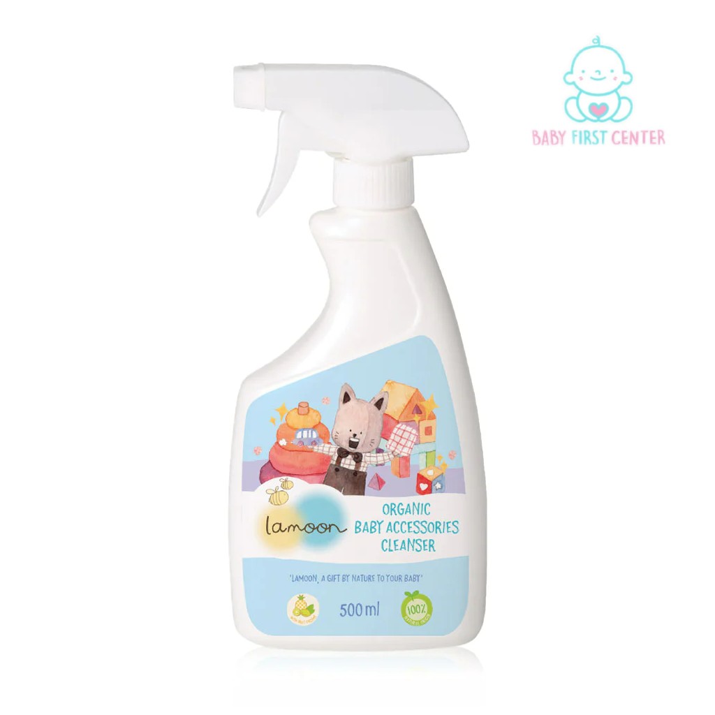 Lamoon Organic Baby Accessories Cleanser Spray 500ml น้ำยาทำความสะอาดของใช้เด็กออร์แกนิค