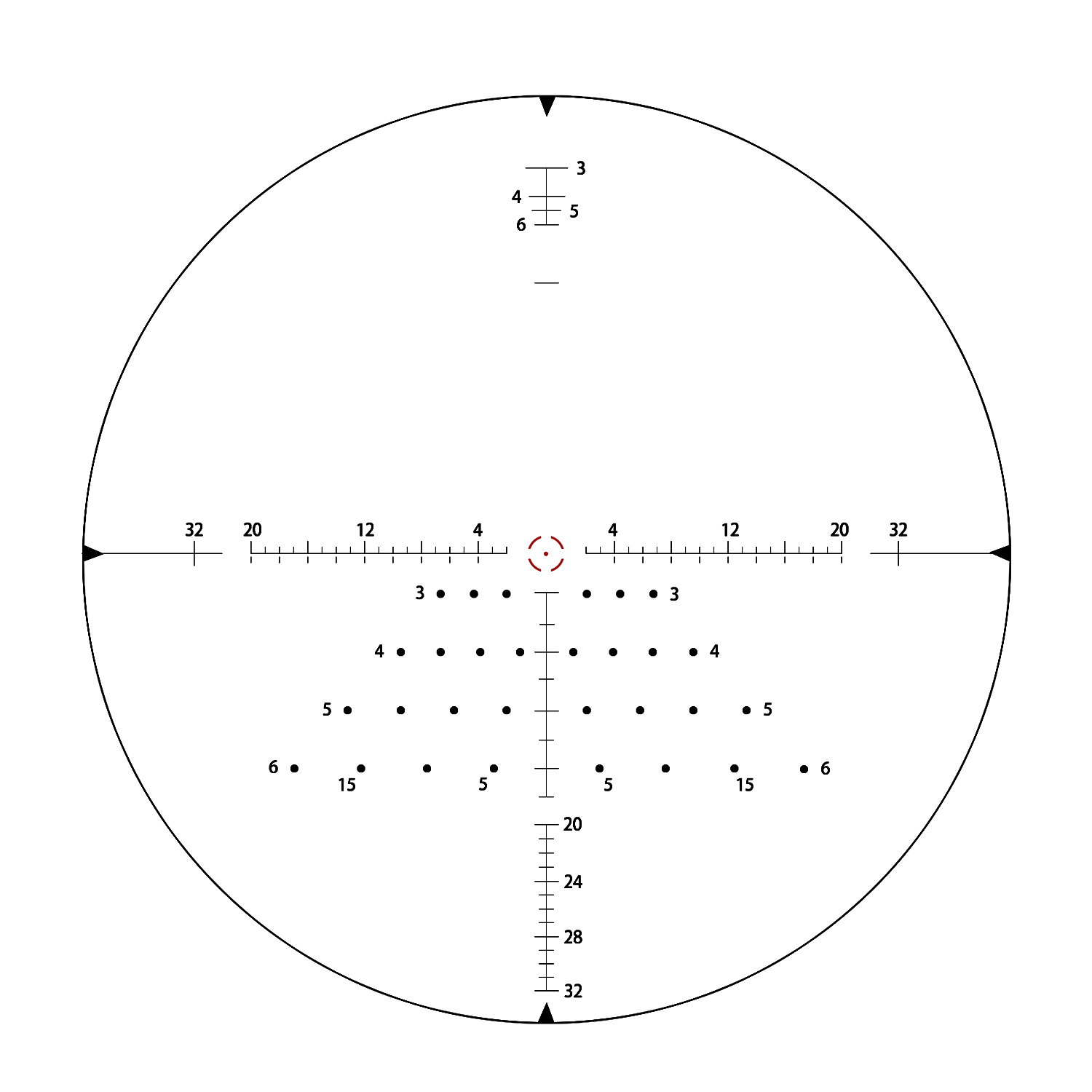กล้องกันน้ำ กันกระแทกT-EAGLE MODEL 2022 AR 1.5-15X32 IR ชัดแจ๋วระดับ HD สินค้าแท้ประกัน 1 ปี
