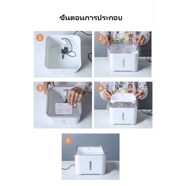 ไส้กรองน้ำพุสัตว์เลี้ยง กรองคาร์บอน 1กล่อง บรรจุ 6ชิ้น (ราคารวมส่ง)