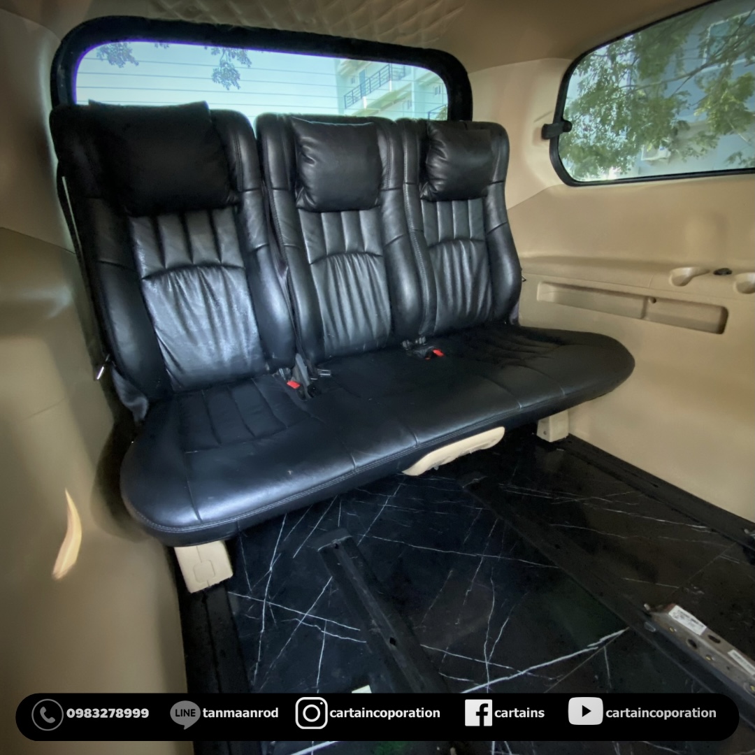 หุ้มเบาะหนังแท้ nappa นุ่มหอมละมุนสีดำทั้งคัน