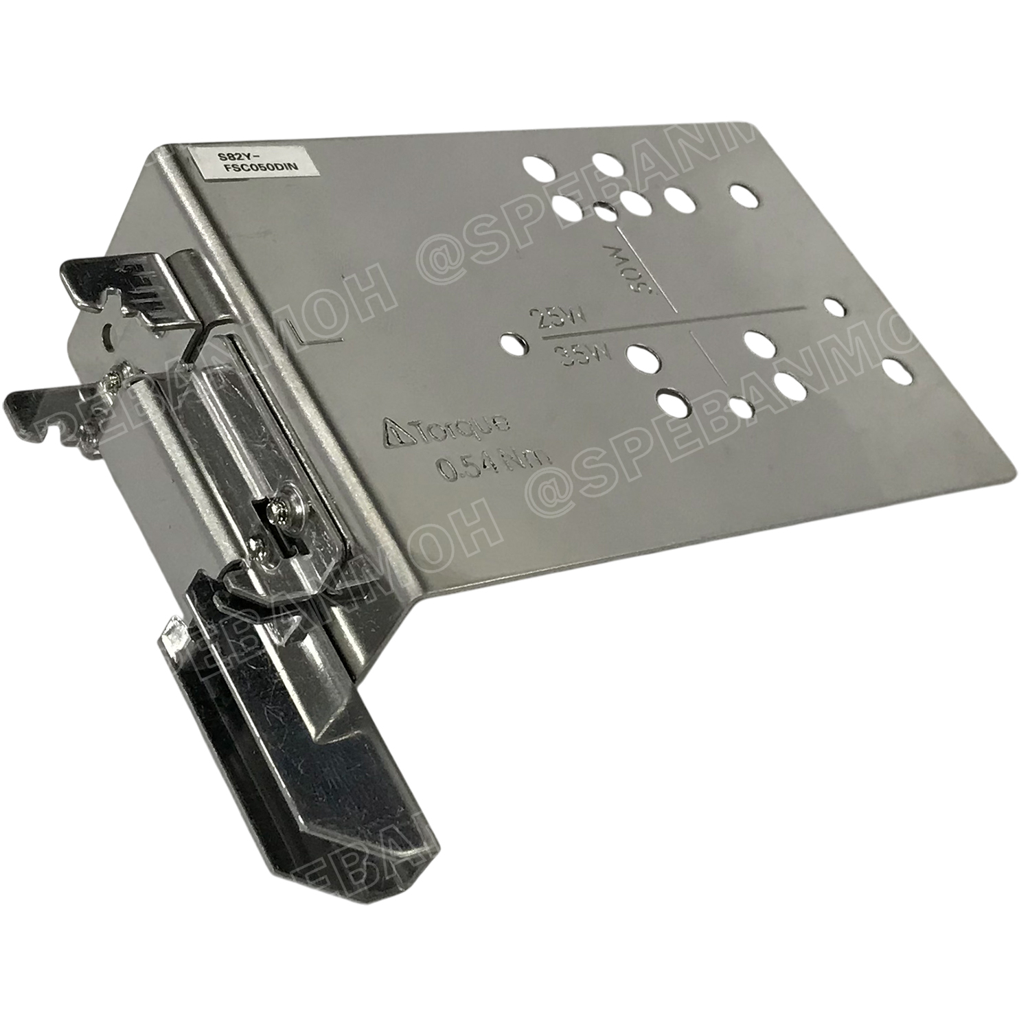 [ 1 ชิ้น ] SPR-050DIN ขายึดพาวเวอร์ซัพพลาย Din Rail Mounting Brackets สวิตชิ่งพาวเวอร์ซัพพลาย ใช้กับ พาวเวอร์ซัพพลายรุ่น ขายึดสำหรับ Mounting Brackets Power Supply Din Rail ขายึดสวิตชิ่ง Switching Power Supply ขายึดราง S82Y ใช้ร่วมกับ Meanwell Omron