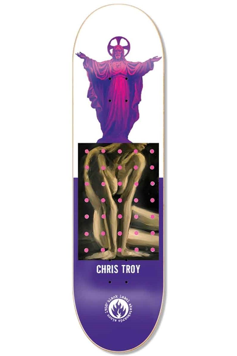 BLACK LABEL CHRIS TROY JUXTAPOSE Skateboard Deck 8.5"