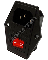 [ 1ชิ้น ] JHAC-001 / AS-10E เต้ารับ AC Socket ขั้วปลั๊ก เต้าเสียบ AC ชนิด 3ขา ปลั๊กตัวเมีย ปลั๊กไฟ AC ขั้วไฟ เต้ารับ AC สีดำ เต้ารับเอซี ดำ เต้าเสียAC ติดเเท่น AC