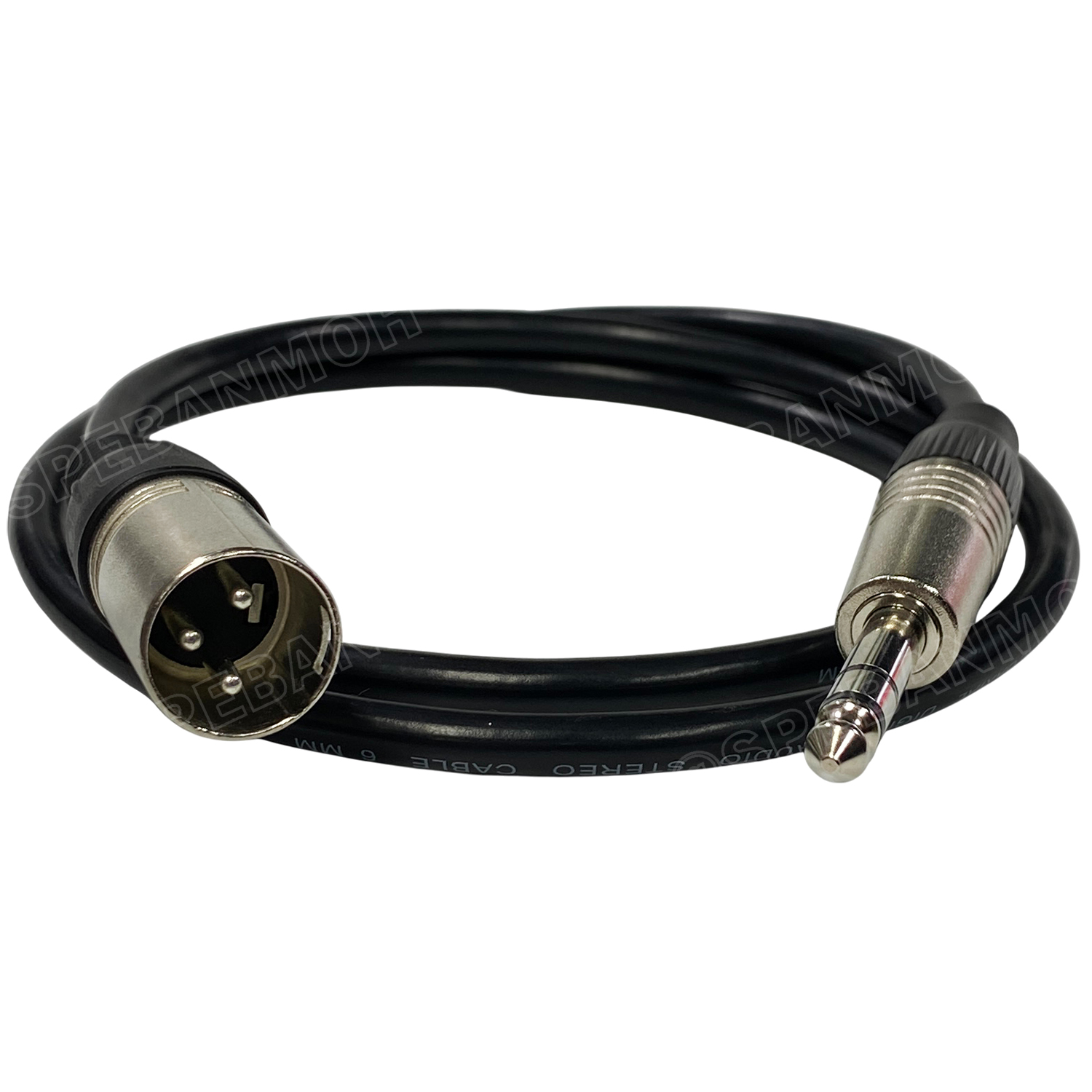 [ 1 เส้น ] SSF-ST-MIC-XLR-M สายสัญญาณ ไมค์ สเตอริโอ ออก XLR ผู้ สายสัญญาณ 6.35mm Stereo to XLR Male Cable TRS to XLR 1/4" สาย PHONE STEREO แคนนอน สายไมค์สเตอริโอ สายแจ็คไมค์สเตอริโอ สายสัญญาณสำเร็จรูป Shield Stereo Cable ลวด CCAM